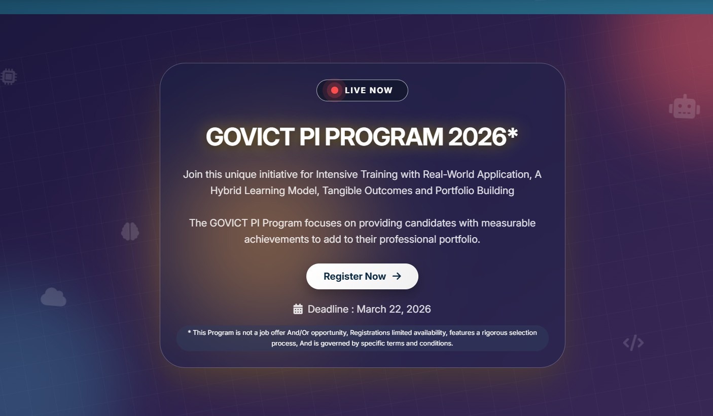 GovICT PI Program 2026